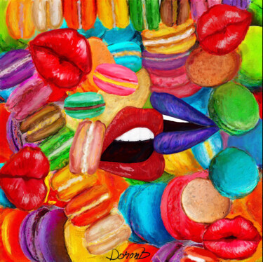 Lips and macaroons