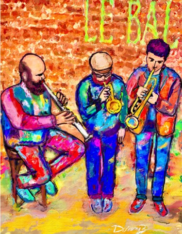 Un trio jazz band
