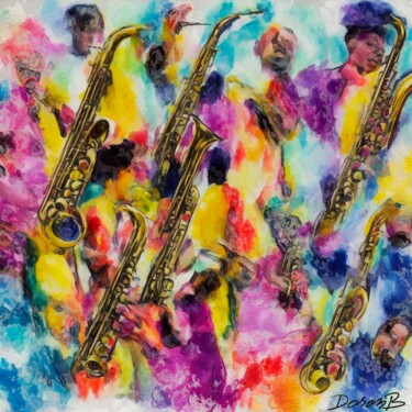Colorful jazz band