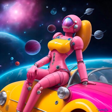 Rose robotique cosmonaute